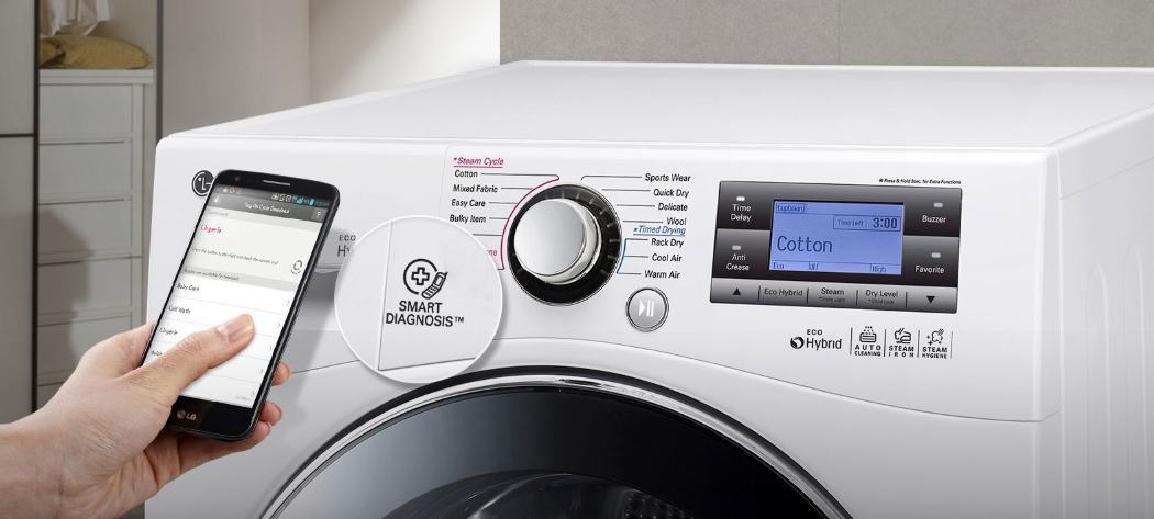 lg washing machine smart diagnosis