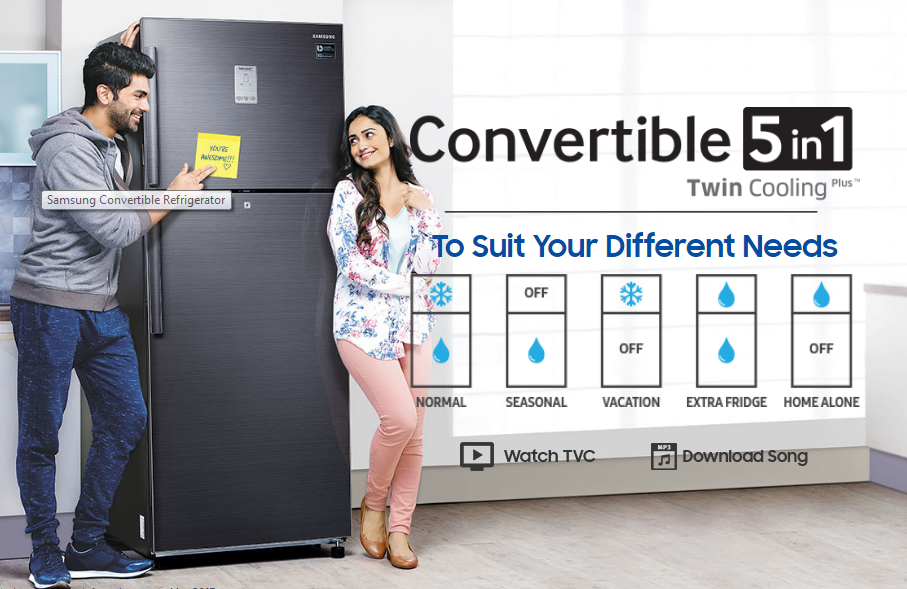 Samsung convertible refrigerator review (Samsung rt34r5538ru/hl/2019)