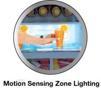 Godrej fridge: motion sensing zone lighting
